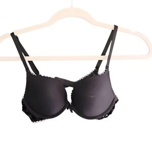 Victoria's secret 32 A padded push up bra black
